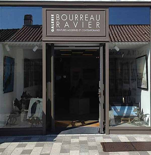 La galerie Bourreau Ravier est située à Noirmoutier-en-l'ile