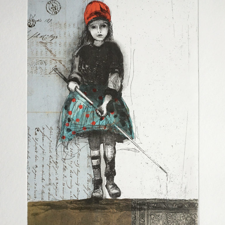 Gravure, aquatique de Muriel Bernard