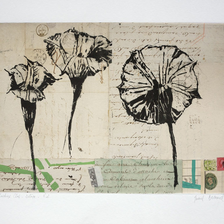 Ce monotype de Muriel Bernard est réalisé à partir de gravure sur cuivre