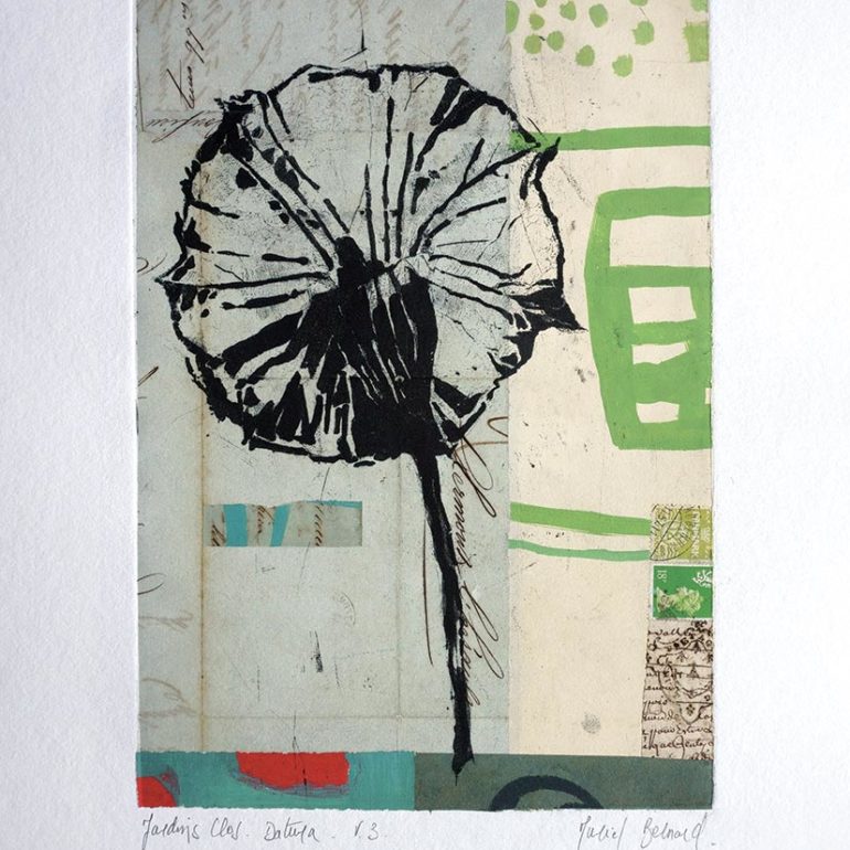 Les monotypes de Muriel Bernard sont exposés à Vannes en Bretagne