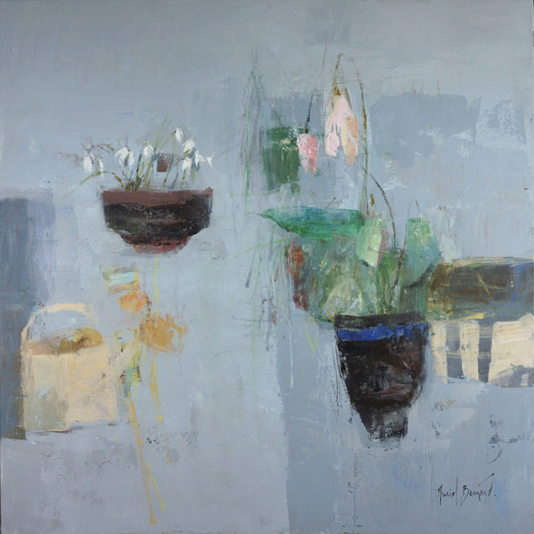 Cette peinture est une oeuvre originale, réalisée à Vannes par l'artiste Muriel Bernard