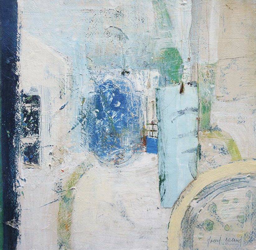 Les peintures de Muriel Bernard sont réalisées à Vannes dans son atelier.