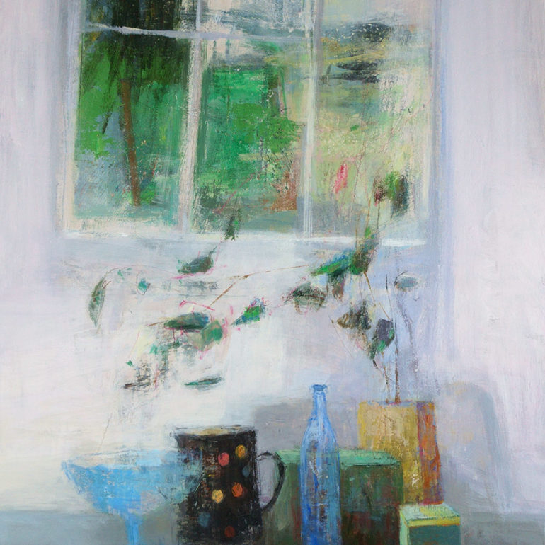 peinture réalisée par Muriel Bernard, artiste peintre dans le Morbihan