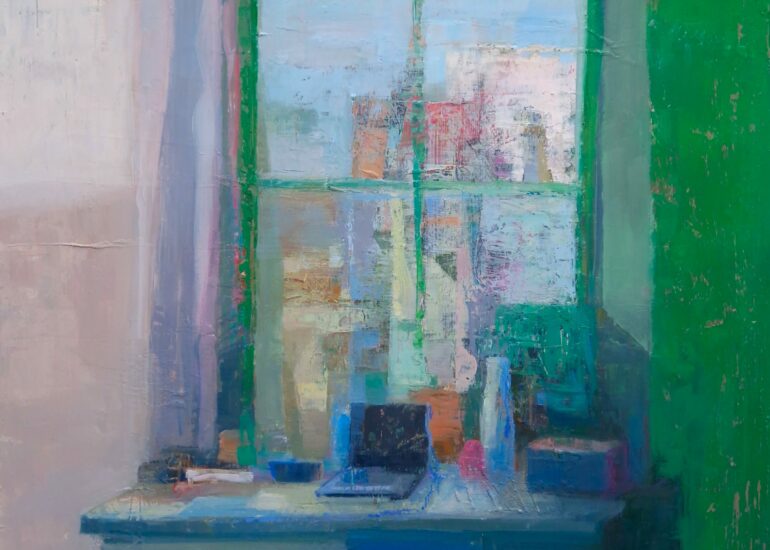 Murielbernard organise un stage de peinture à son atelier à Vannes.