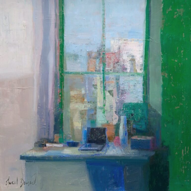 Murielbernard expose en permanence à la Galerie Bourreau Ravier à Noirmoutier