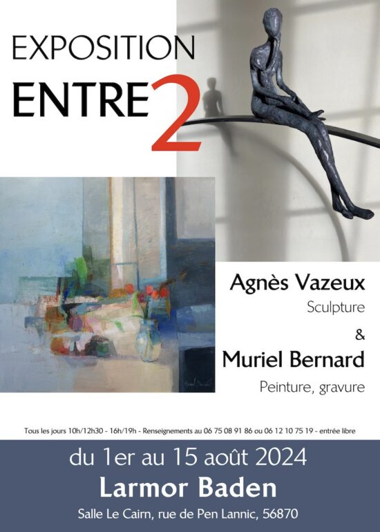 Murielbernard expose pour la première fois à Larmor Baden.