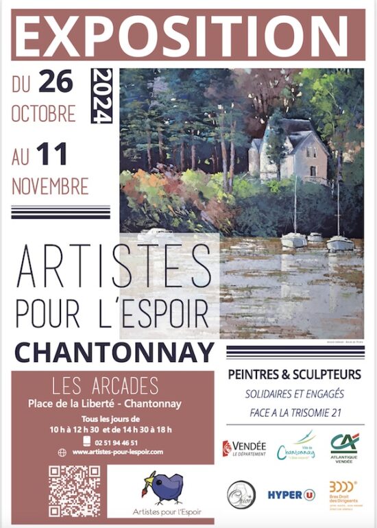 affiche Artistes pour l'espoir Chantonnay
