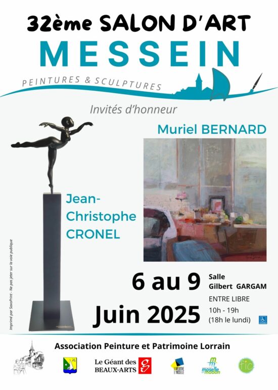Muriel Bernard sera l'invitée d'honneur du 32e salon d'art de Messein