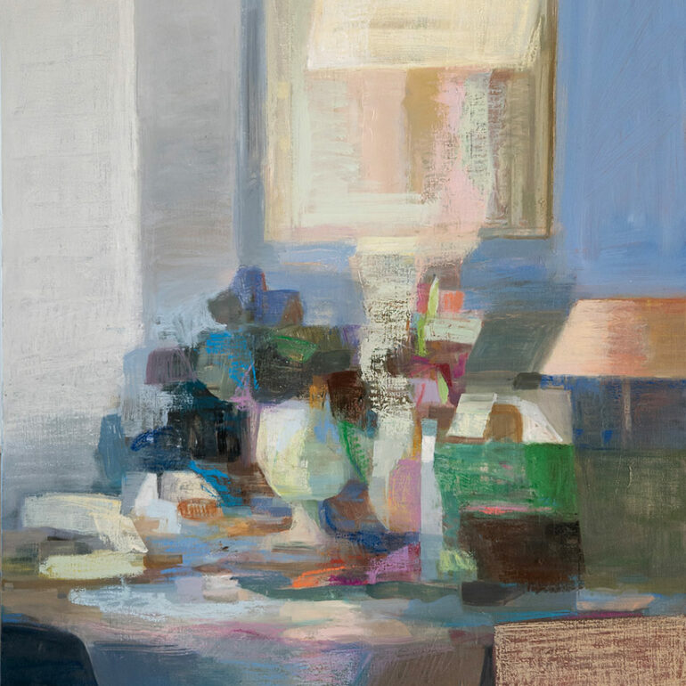 Muriel Bernard est une artiste peintre qui travaille à Vannes en Bretagne