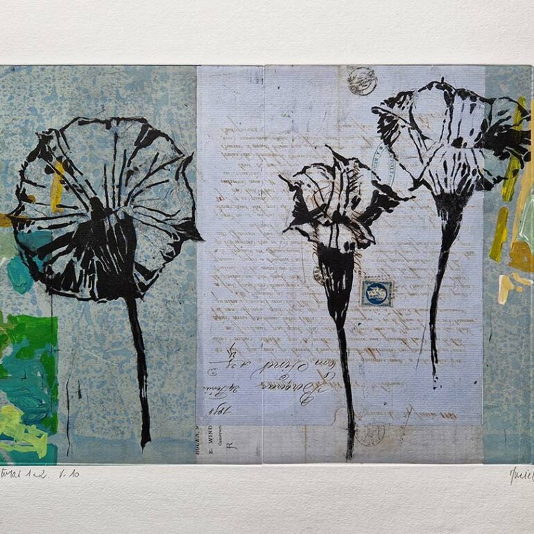 Muriel Bernard expose ses gravures à la maison Verlinde à Vannes