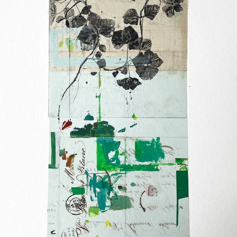 Entre peinture et gravure. Les œuvres de muriel Bernard sont présentés à la maison Verlinde à Vannes