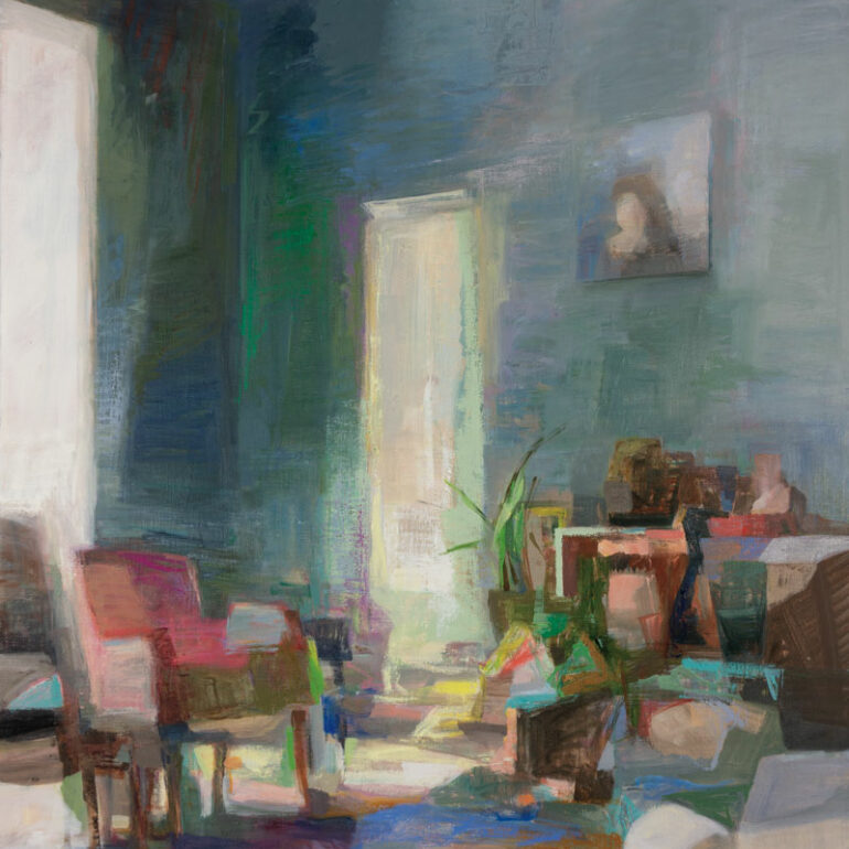 Muriel Bernard est artiste peintre à Vannes dans le Morbihan