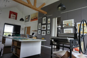 l'atelier de Muriel Bernard est situé à Vannes en Bretagne